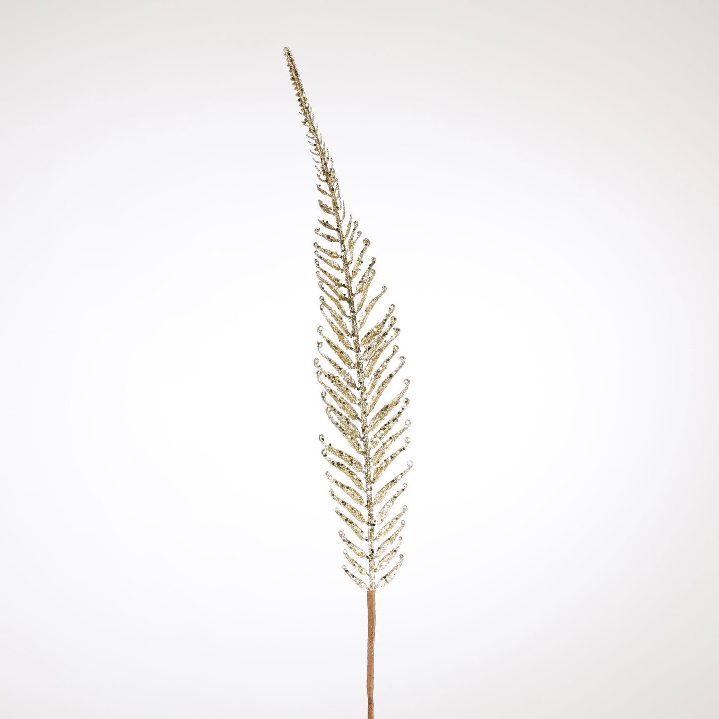 48" GOLD FERN FLORAL STEM