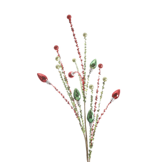 35"CHRISTMAS BULBS STEM-MULTI