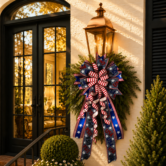 18" X 40" Freedom & Flair - Premade Bow