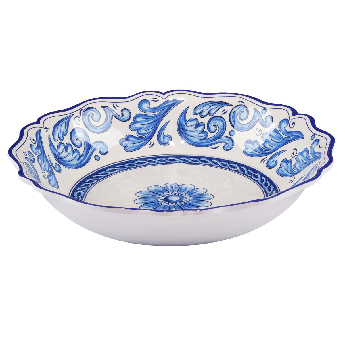 Veranda Melamine Large Serving Bowl 13.75in x 2.75in
