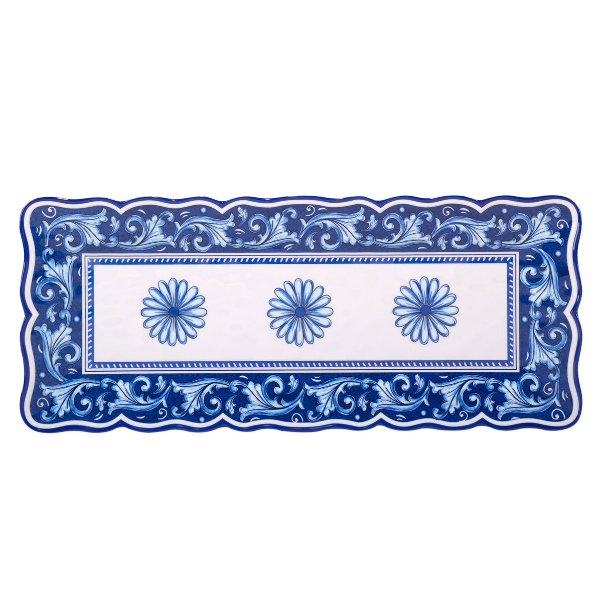 Veranda Melamine Rectangular Platter 19in x 8in
