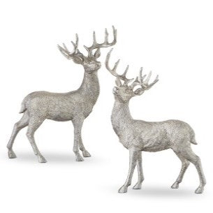 21" RESIN DEER-GREY/SILVER (RIGHT ONLY)