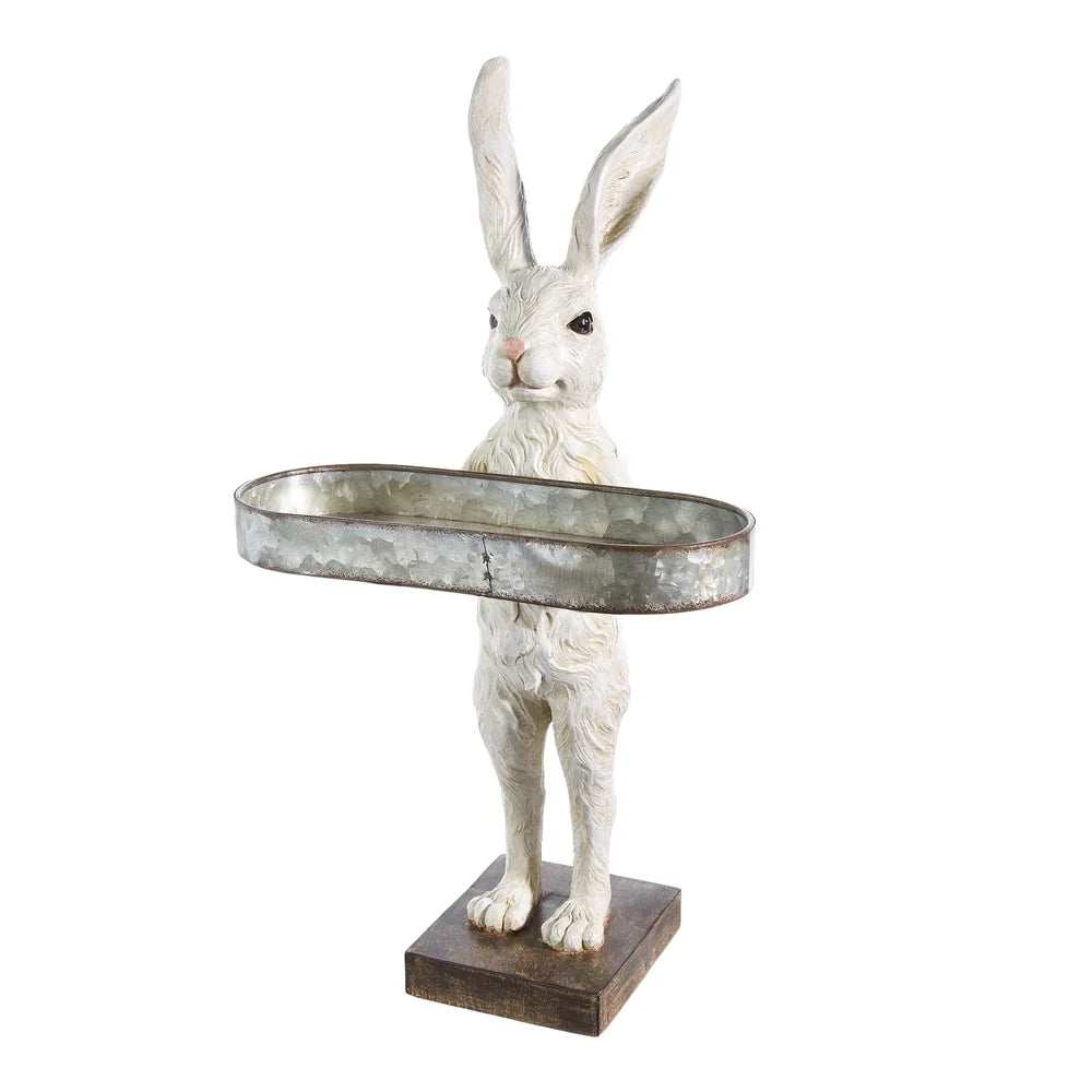 18.25" Rabbit with Tray