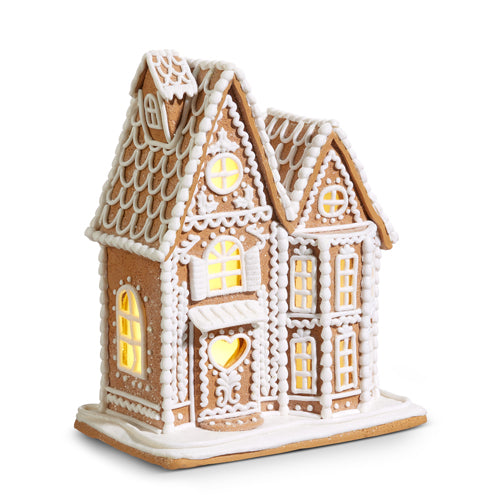 12" Lighted Gingerbread House SHIPS 9/1/2026