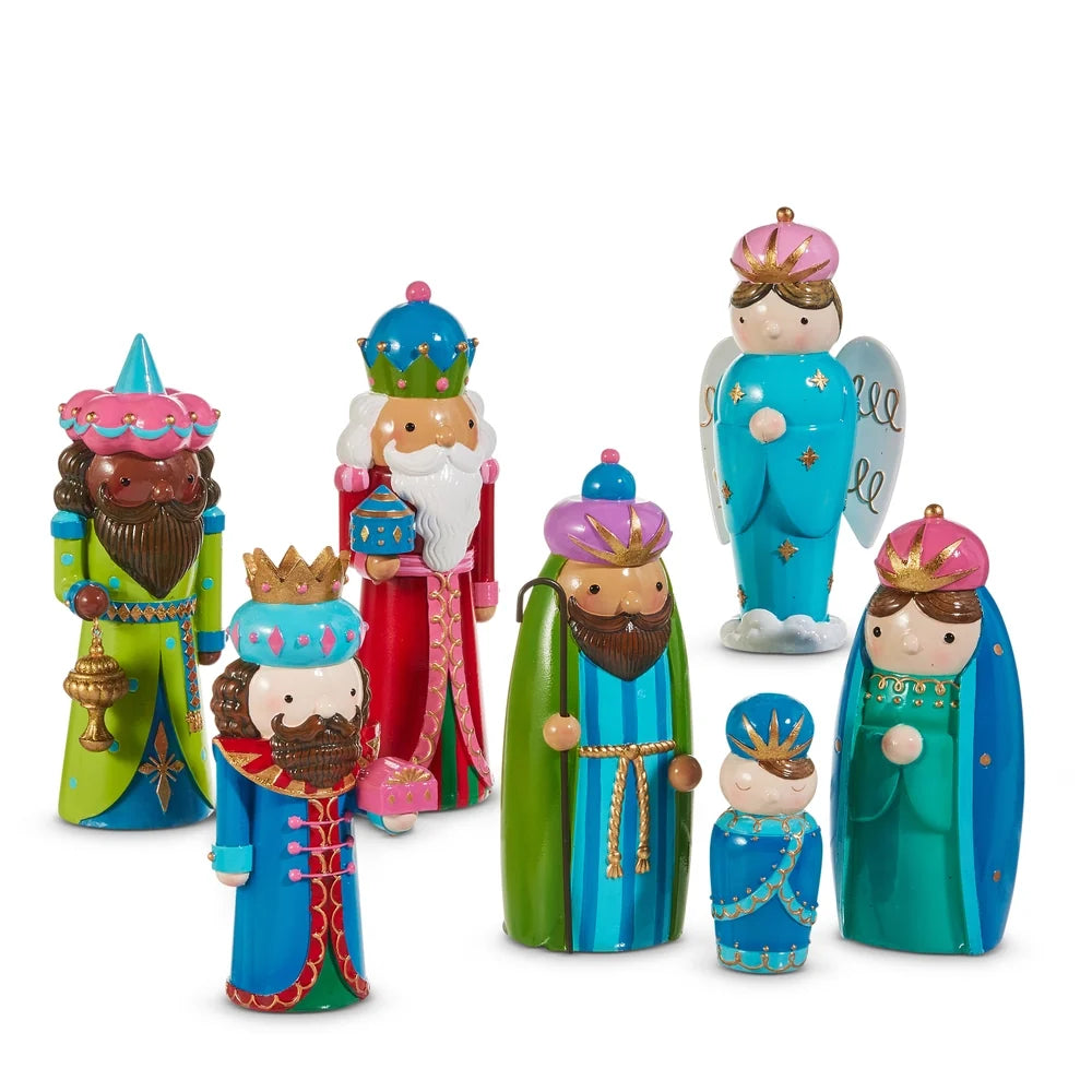 9" Multicolor Nativity SHIPS 9/1/2026