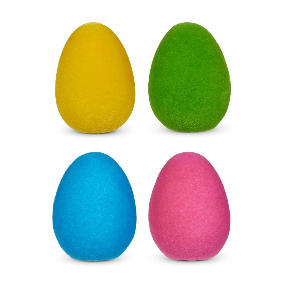 7" Bright Flocked Egg (BLUE ONLY)
