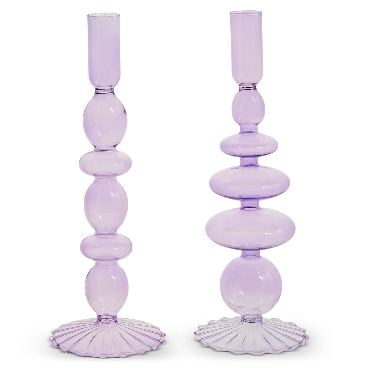 10.25" PURPLE CANDLE STICKS (right only)