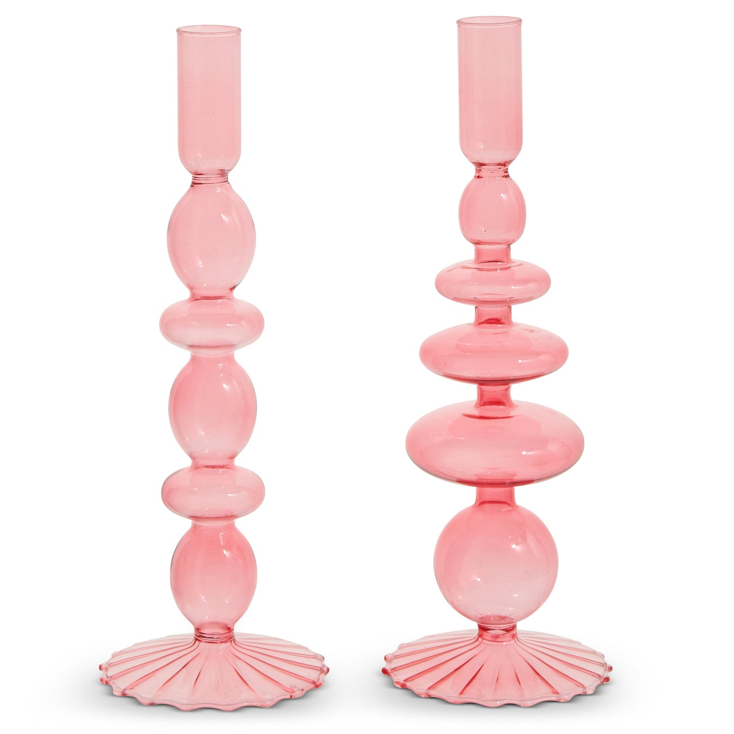 10.25" PINK CANDLE STICKS (LEFT ONLY)