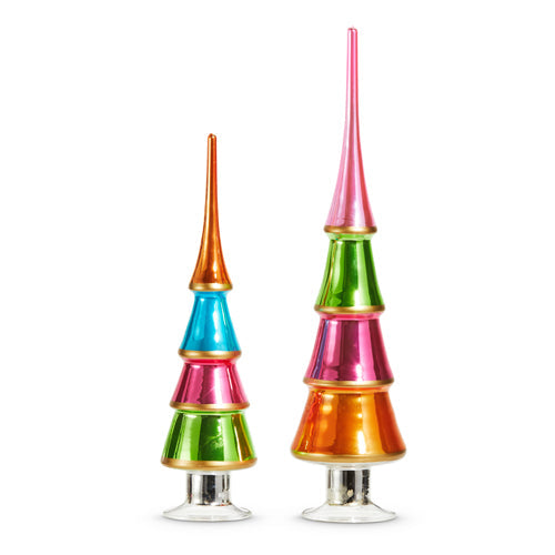 18" Shiny Color Block Trees (LARGE ONLY)