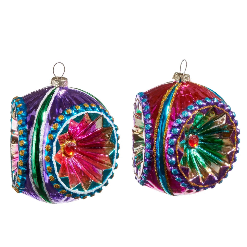 4" Multicolor Witch Eye Ornament  (LEFT ONLY) SHIPS 9/1/2026