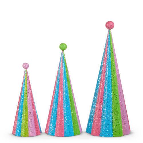 16.25" Striped Cone Trees (MEDIUM ONLY)