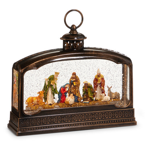 11.5" Nativity Lighted Water Terrarium SHIPS 9/1/2026