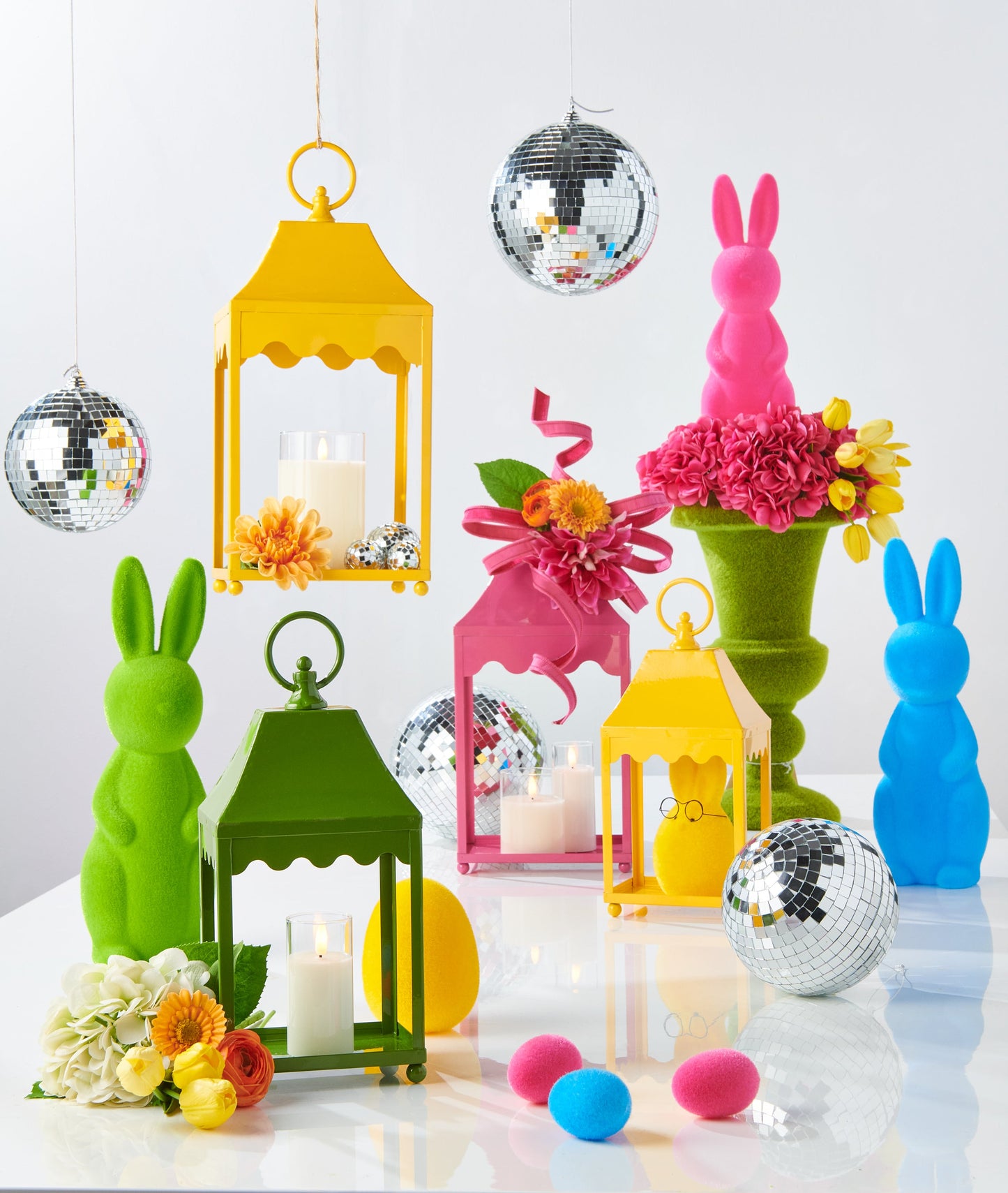 13.5" PINK LANTERN