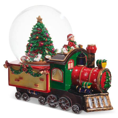 8.75" Musical Train Water Globe