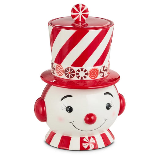 12" Top Hat Snowman Container SHIPS 9/1/2026