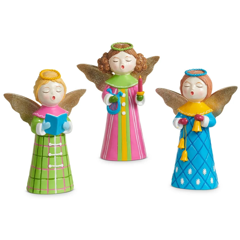 7" Choir Angel Decor (GREEN DRESS ONLY) SHIPS 9/1/2026