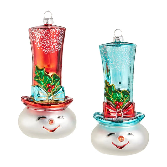 6.75" Snowman Head Ornament (RIGHT ONLY)
