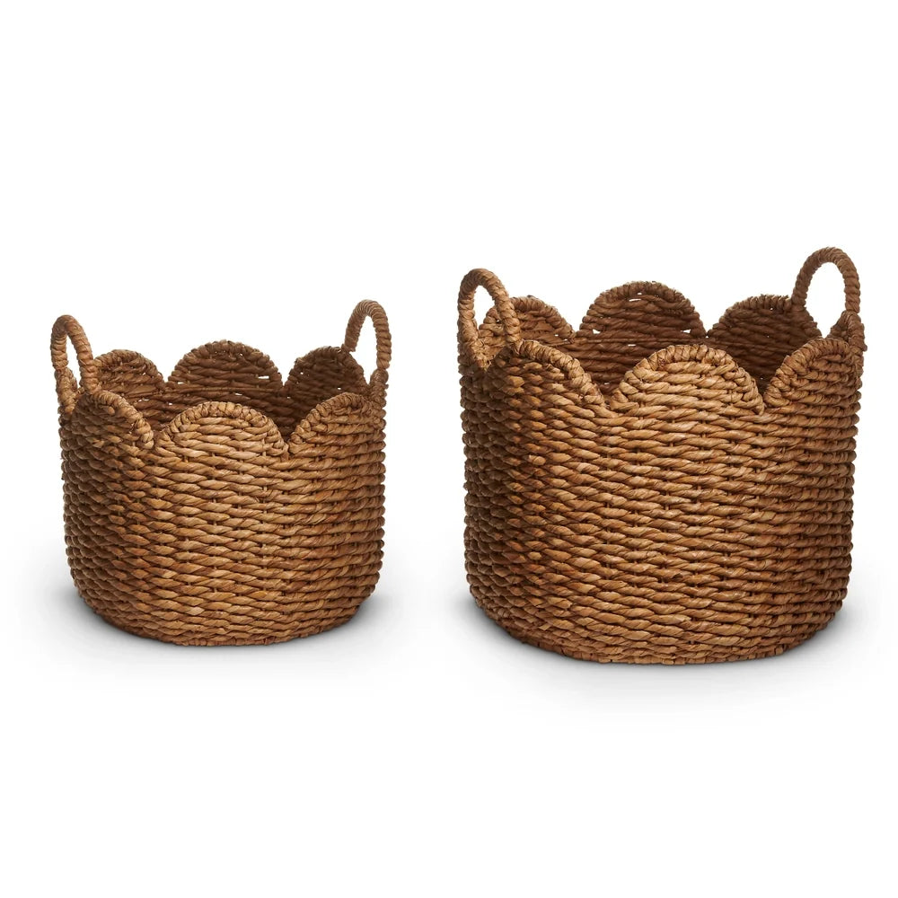 19.5" Scalloped Baskets (LARGE ONLY)