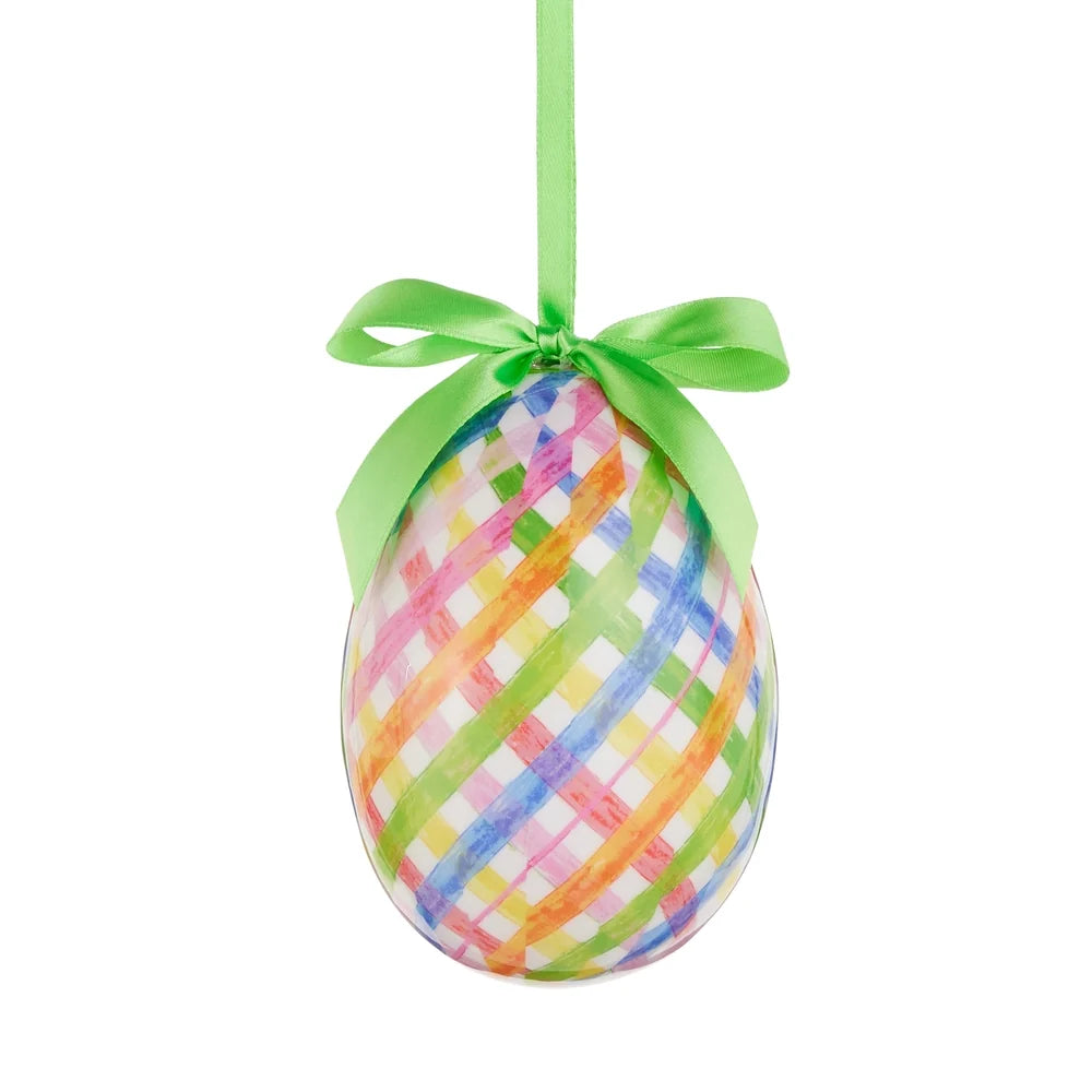 4.5" Sweet Weave Egg Ornament