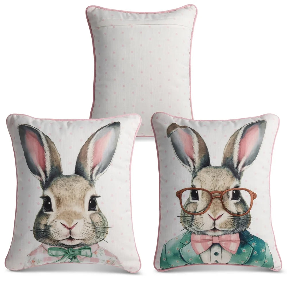 16" Dapper Bunny Pillow (GIRL RABBIT)