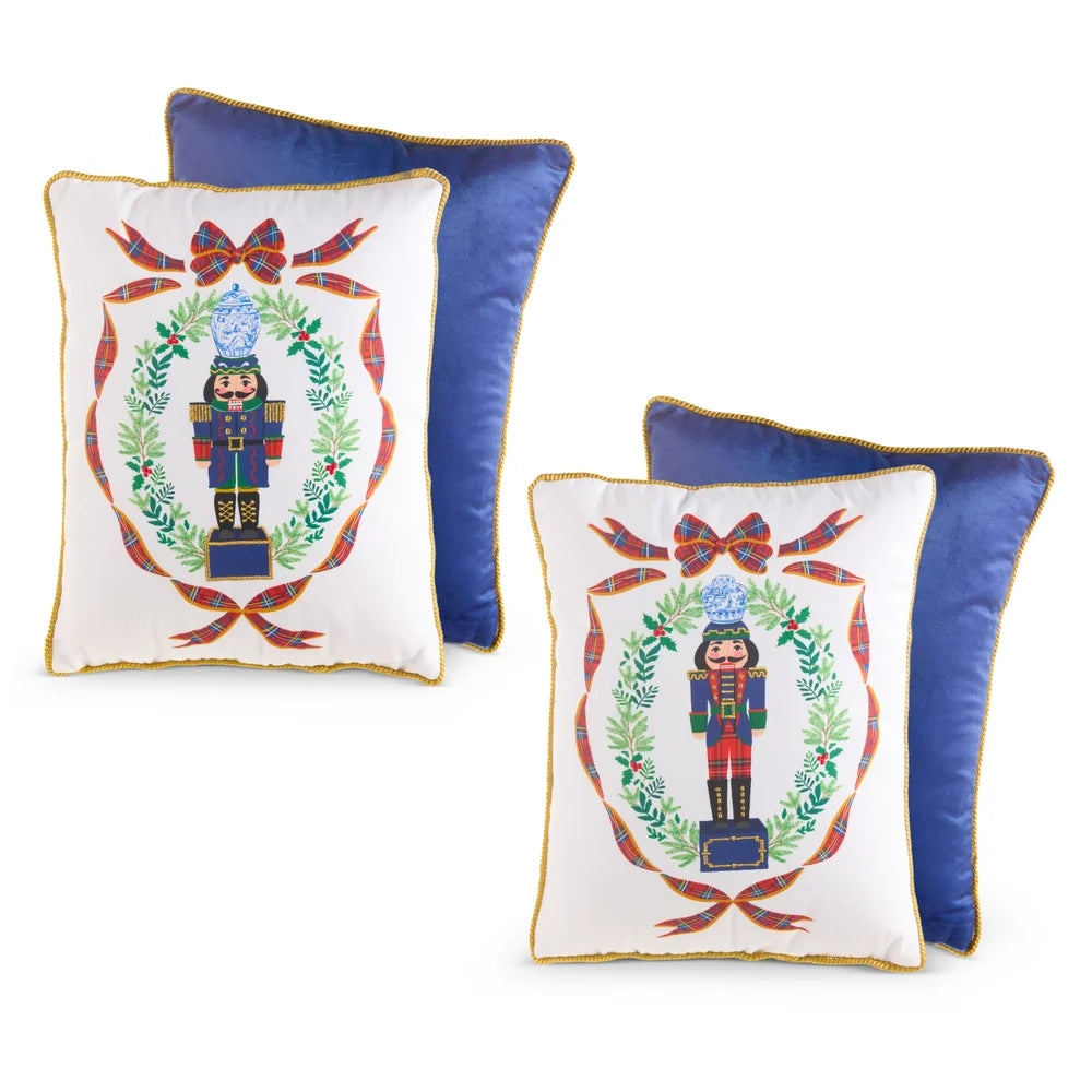 16" Noble Nutcrackers Pillow (LEFT ONLY) SHIPS 9/1/2026