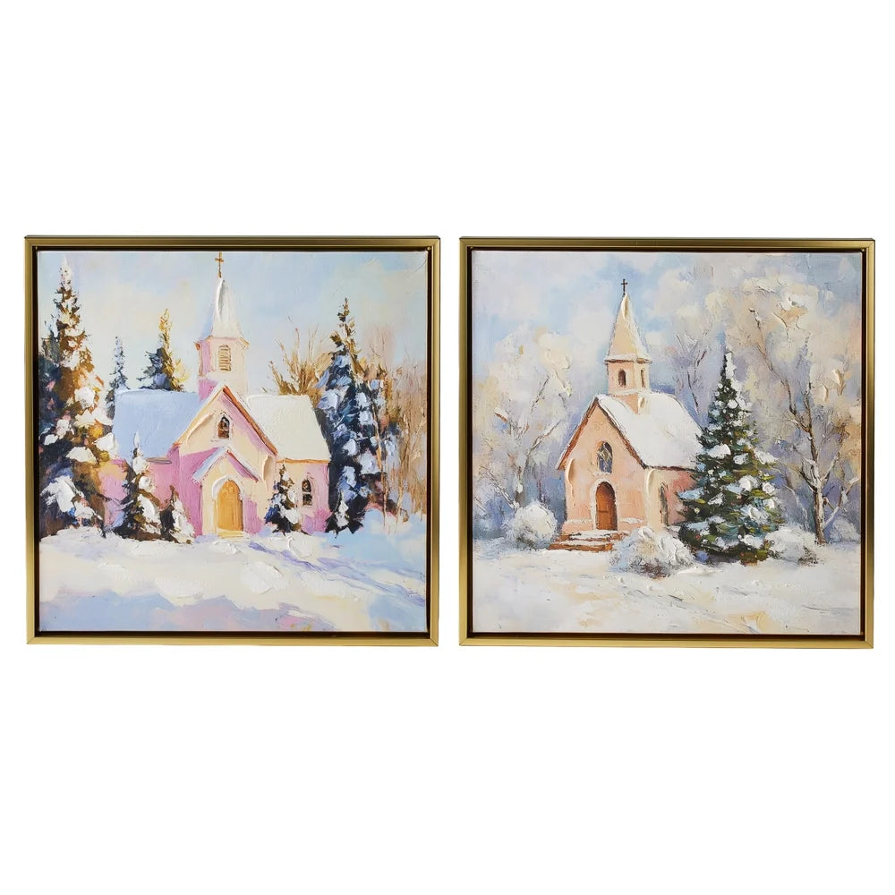 15.5" Chapel of Peace Wall Art (LEFT ONLY) SHIPS 9/1/2026