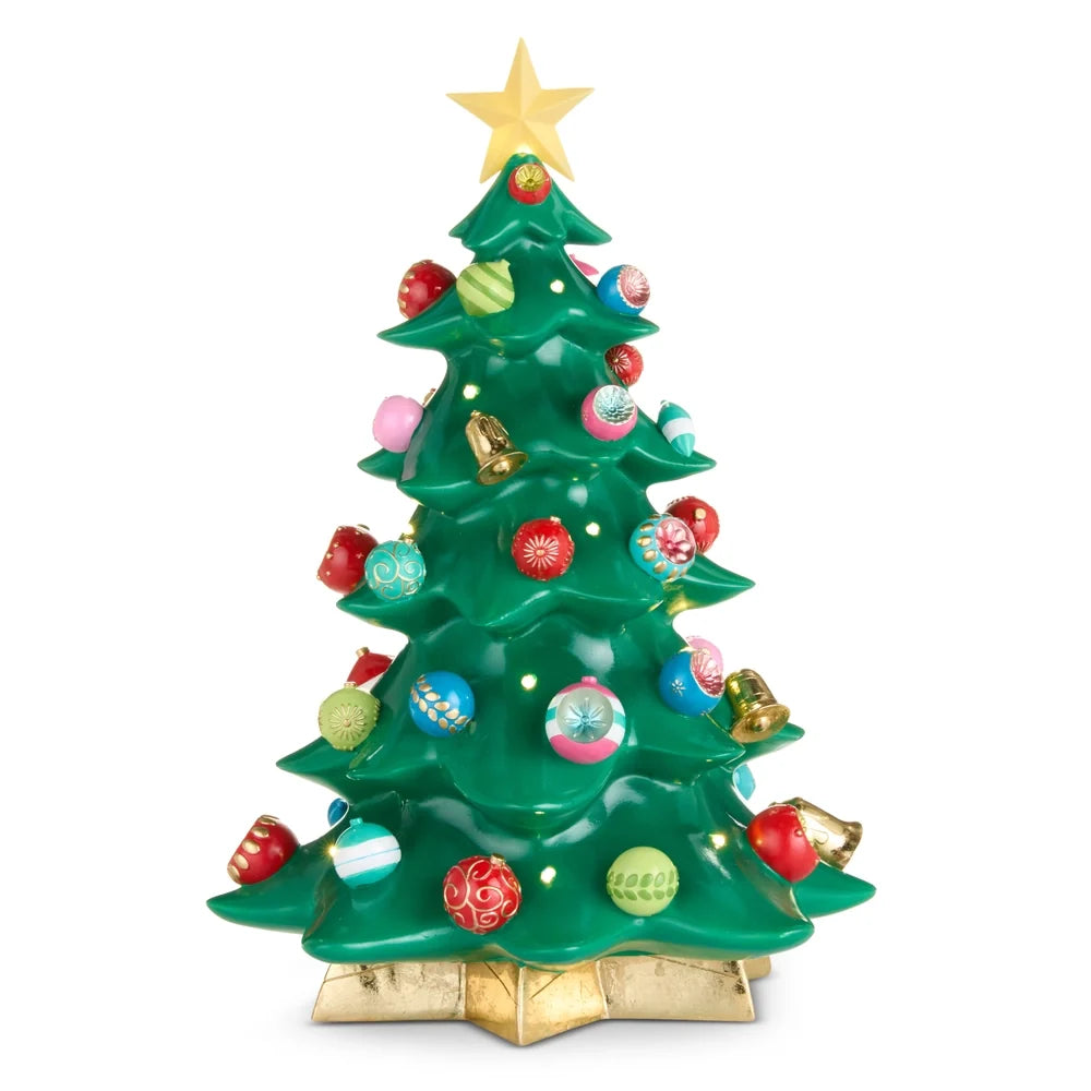 18.5" Lighted Tree with Ornaments SHIPS 9/1/2026