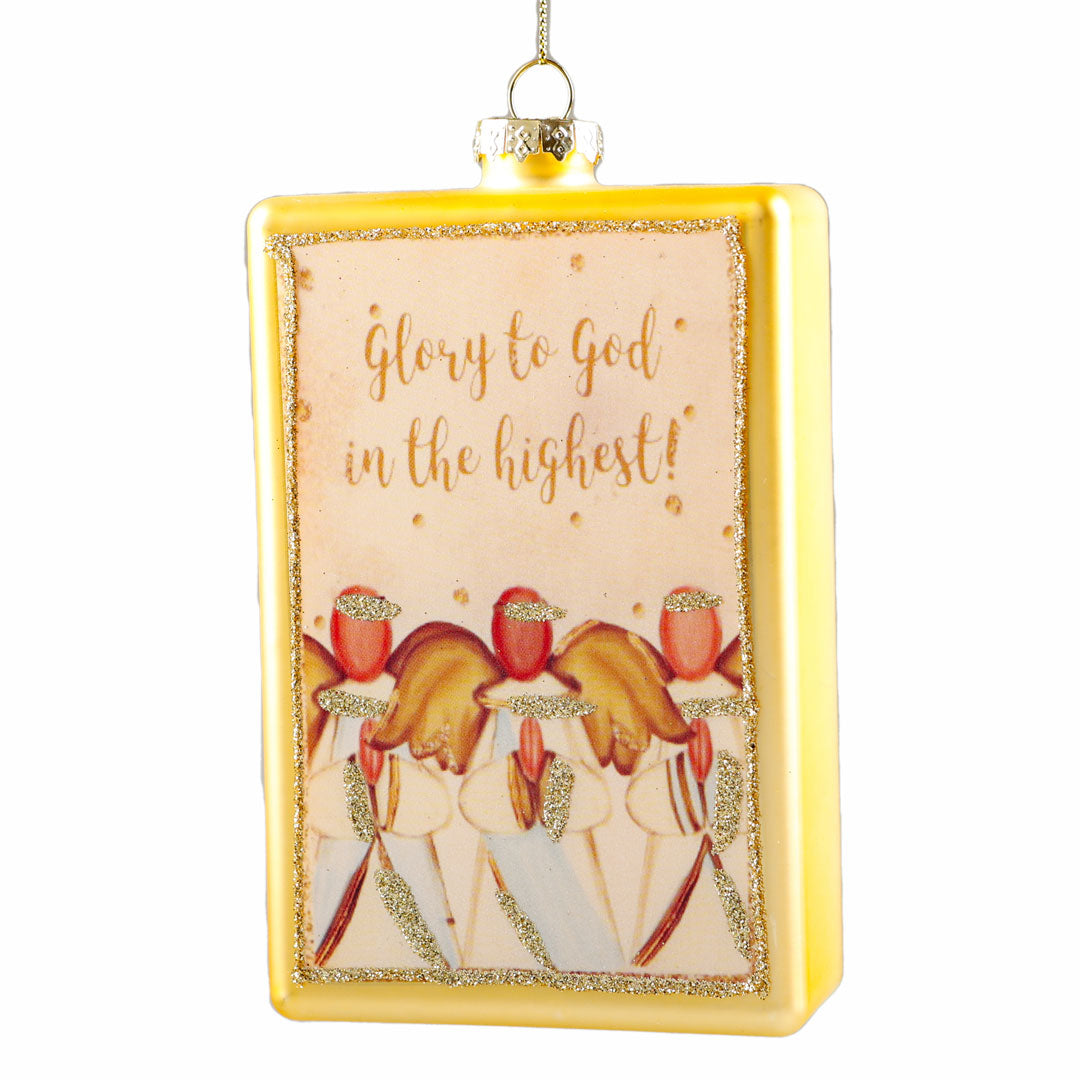 Angel Glass Ornament