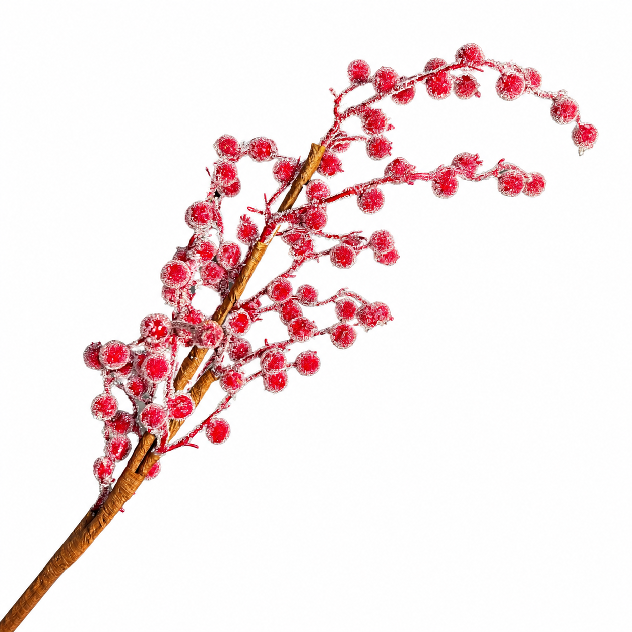 30" Red Berries Stem