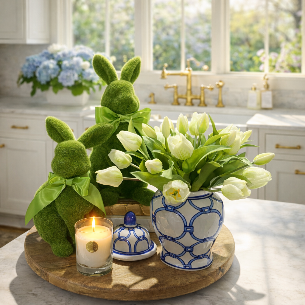 10" Blue and White Pattern Ginger Jar (SMALL ONLY)