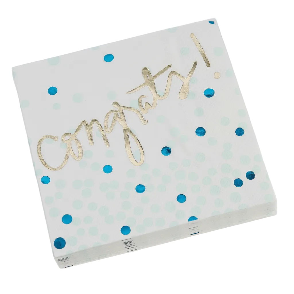 Congrats! Beverage Napkin...Package Of 20.