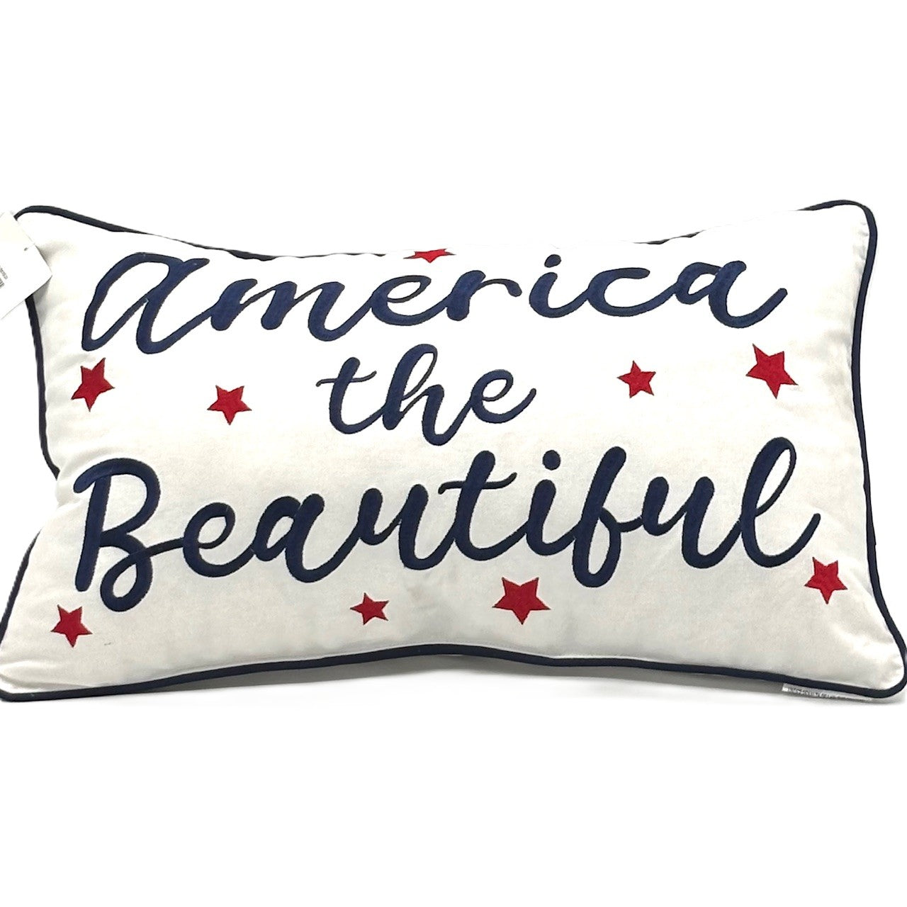 AMERICA THE BEAUTIFUL PILLOW 13" X 17"