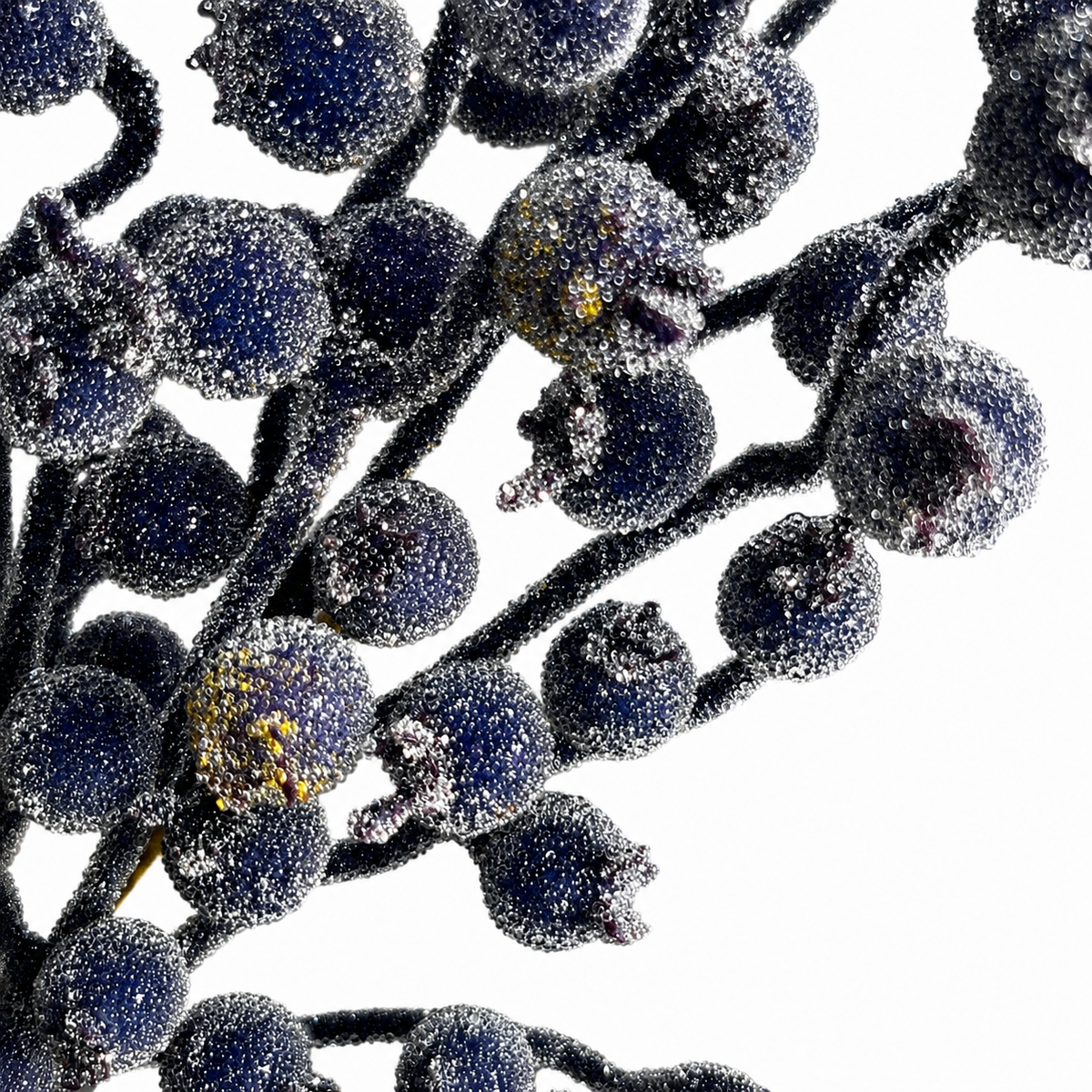 27" Blue Iced Crabapple Spray
