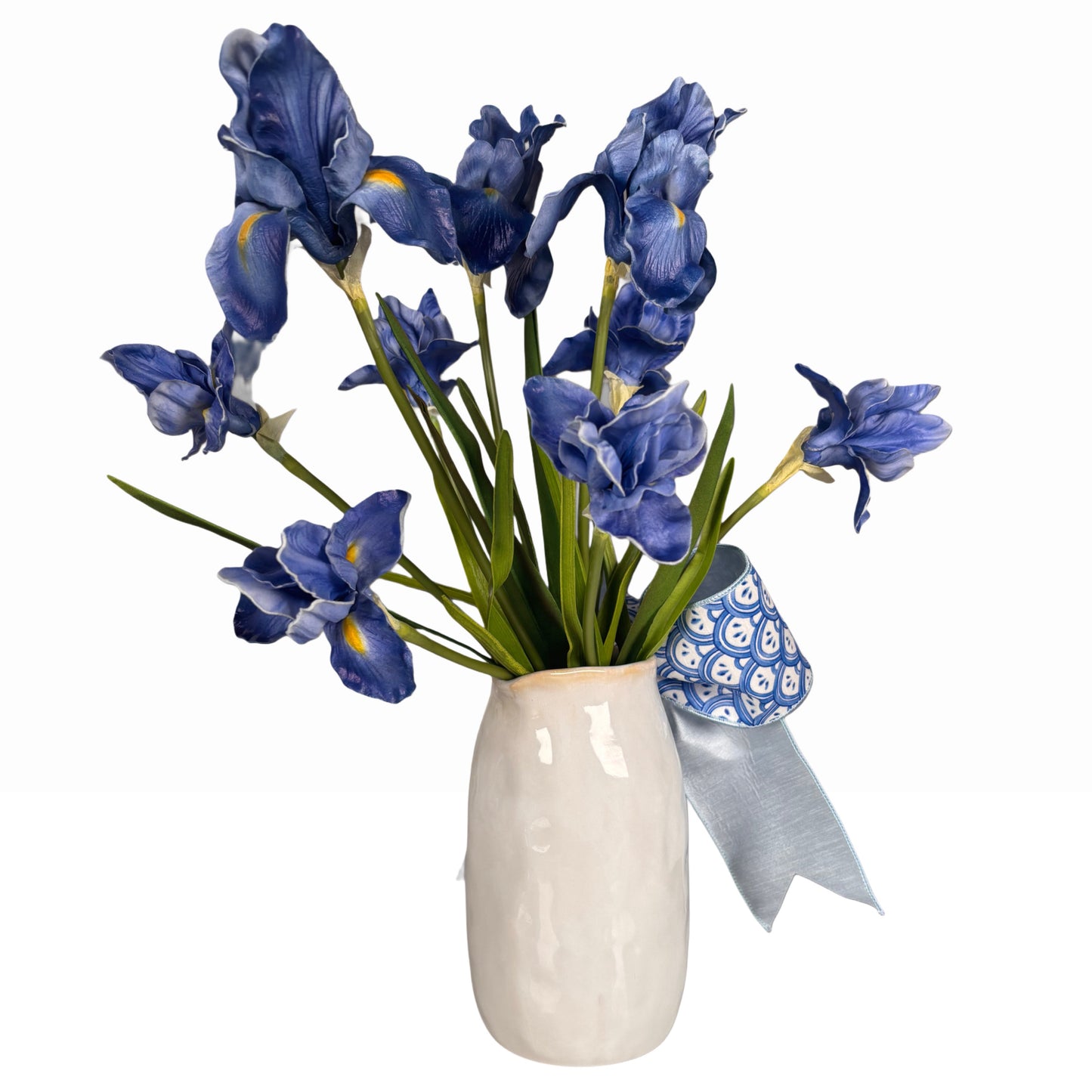 BLUE IRIS REAL TOUCH BOUQUET
