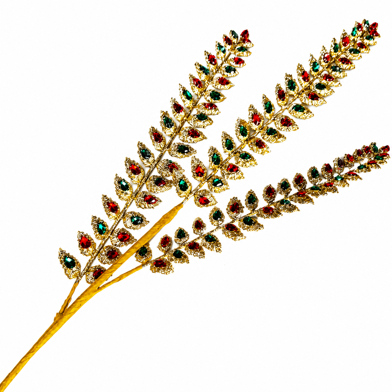 29.5" Red & Green Jewel Spray