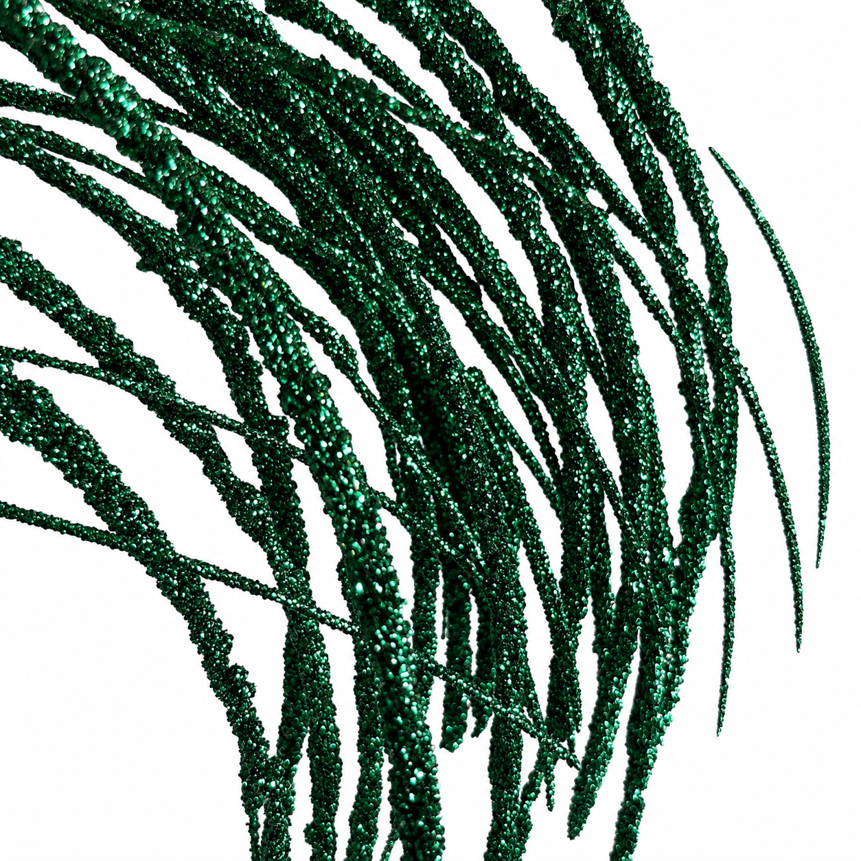 35" Emerald Beaded Spray