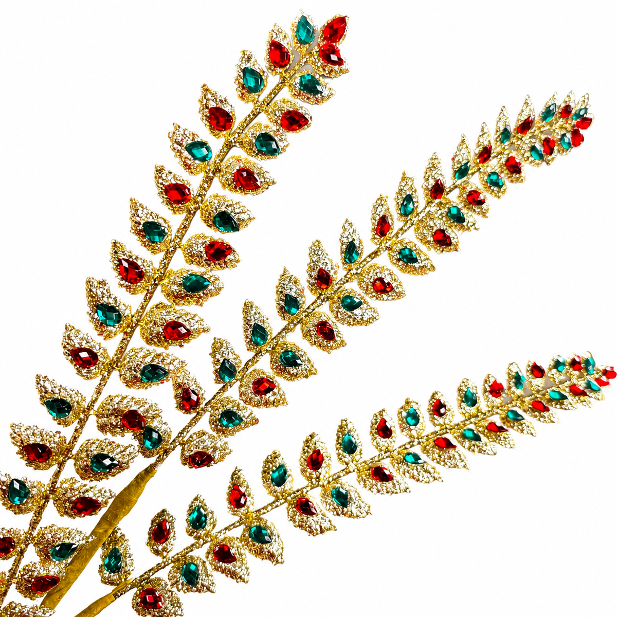 29.5" Red & Green Jewel Spray