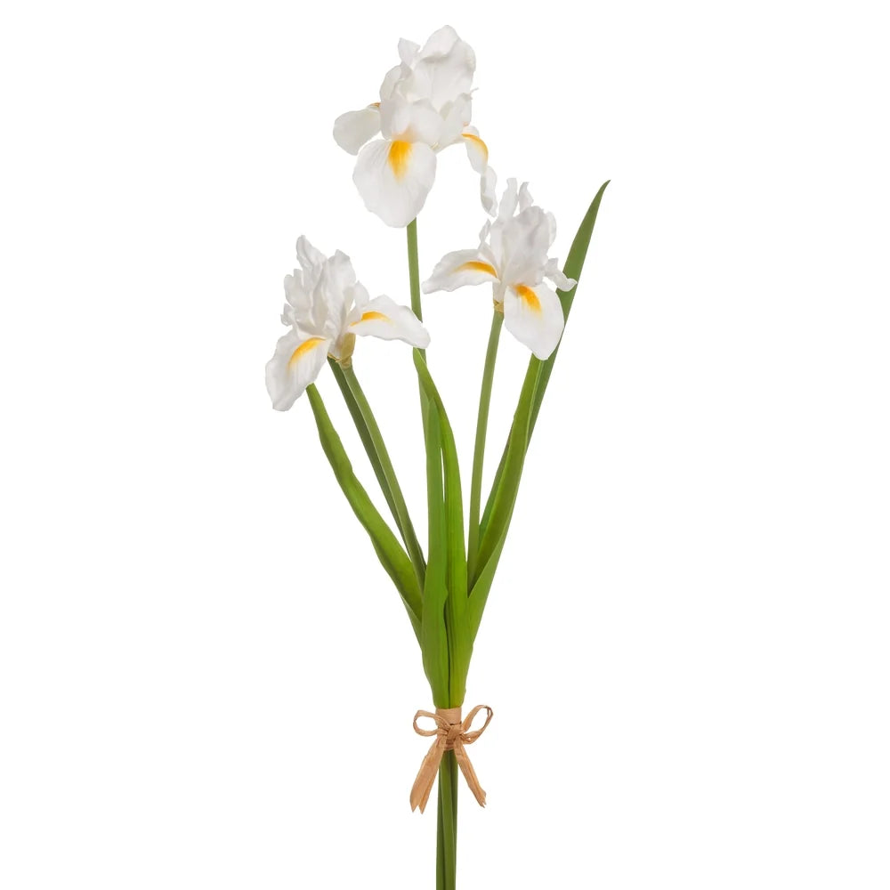 23" Real Touch White Iris Bundle BO