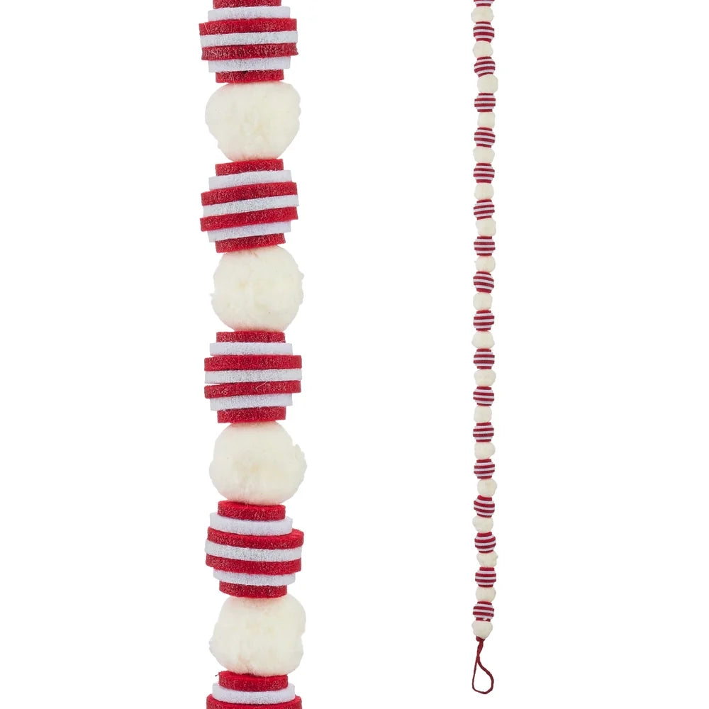 6' Felt Ball Garland