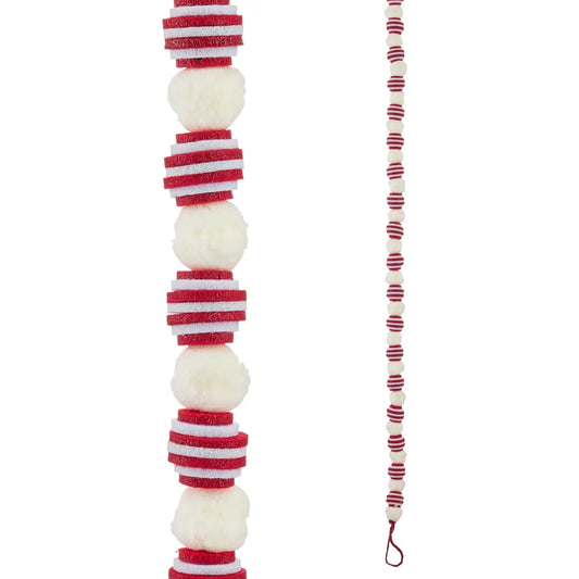 6' Felt Ball Garland