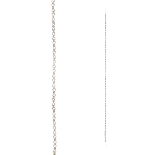 6' Silver Jewel Garland