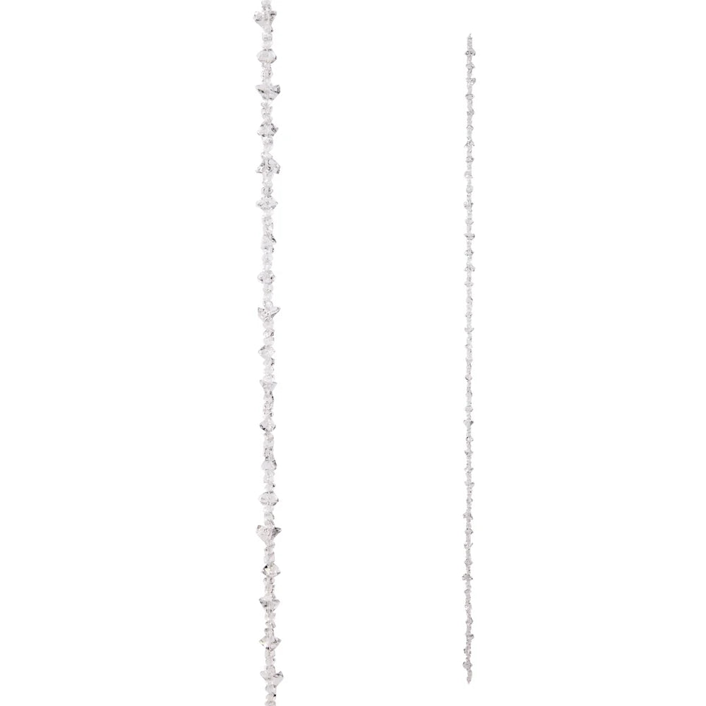 6' Clear Ice Garland