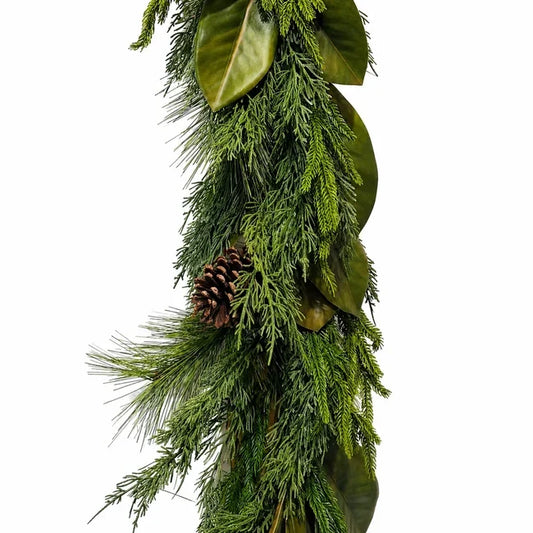 6' Home for Christmas with Magnolia Real Touch Garland