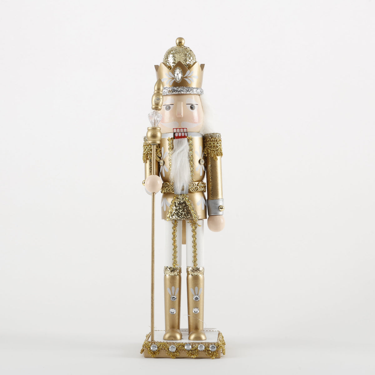 15" GOLD NUTCRACKER