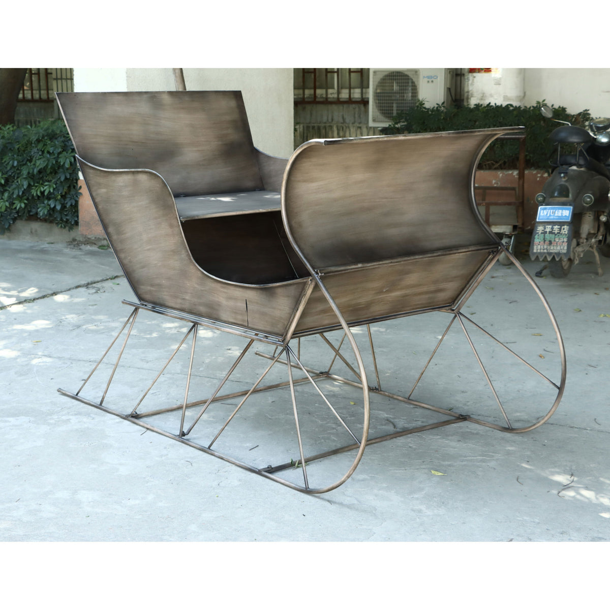 Life Size Metal Sleigh (Local Pick Up Only)