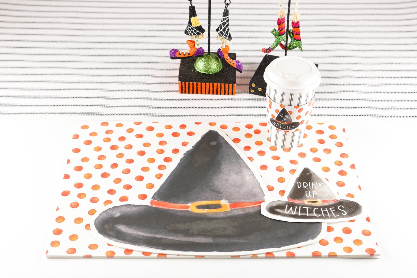 Drink Up Witches Diecut Beverage Napkin 16 Pieces Per Pkg