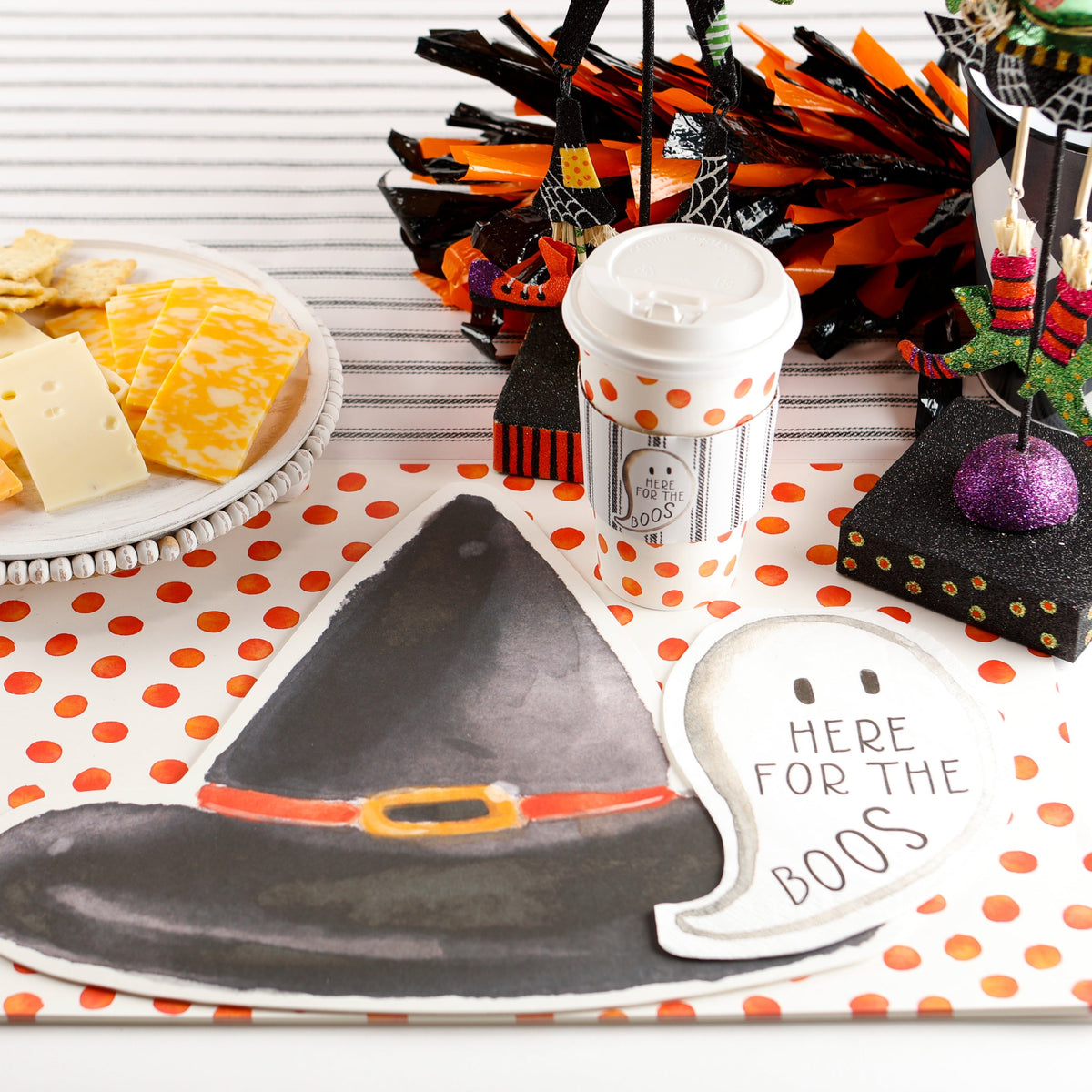 Orange Polka Dot Placemat