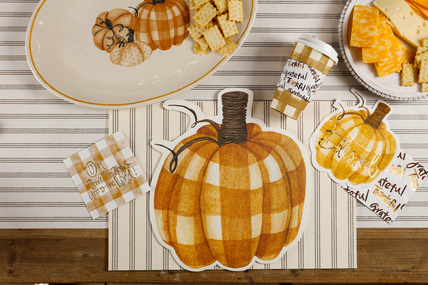 Pumpkin Diecut Placemat