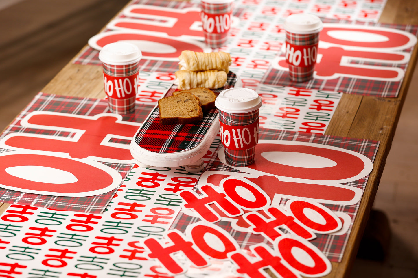 Ho Diecut Beverage Napkin..16 Pieces Per Pkg