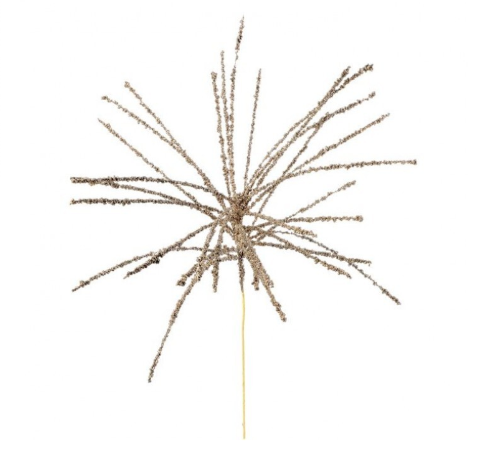 36" GLITTER MINI BERRY BURST SPRAY-CHAMPAGNE